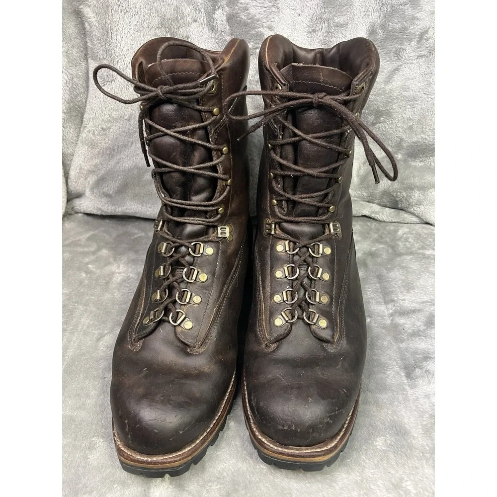 Chippewa Full sheep skin insulation made in USA Leather Soft Toe Size 13 Boots